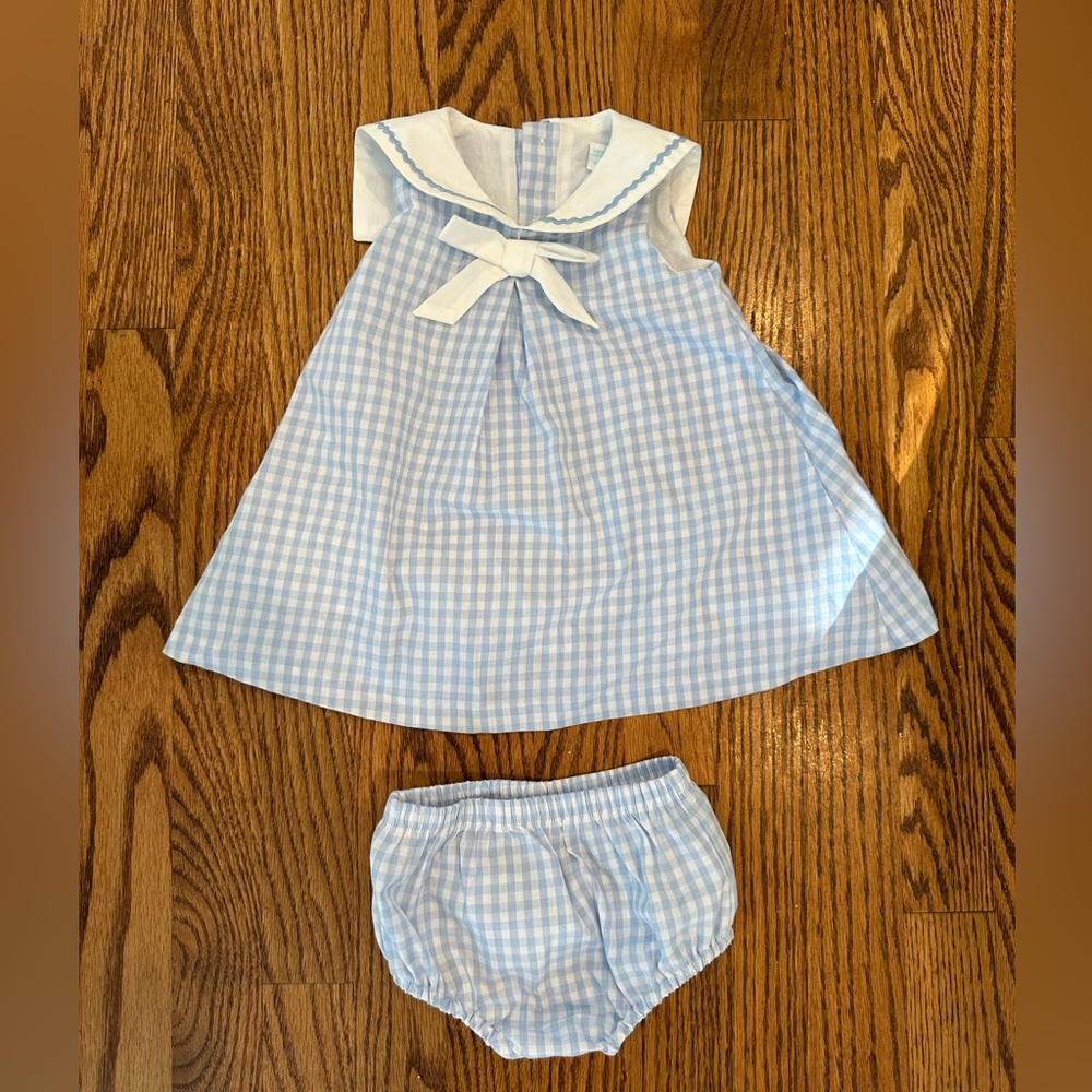 The Broke Brooke x Edgehill Collection Gingham Dress 9M